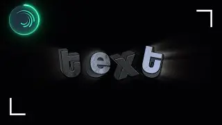 3D Text Animation [ Preset Pack ] Alight Motion & Node Vídeo !