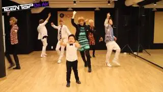 TEEN TOP On Air 틴탑&'리틀싸이' 황민우 '긴 생머리 그녀' 안무연습영상