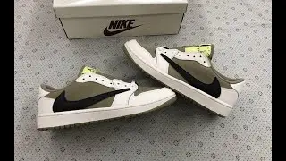 Travis Scott  x AJ 1 Retro Low Golf Neutral Olive Review
