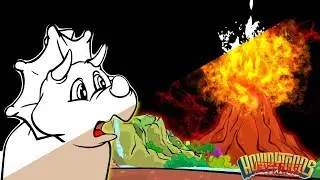 SMOKE - FIRE - LAVA - VOLCANO Animatic | The Making of Dinostory by Howdytoons S2E1