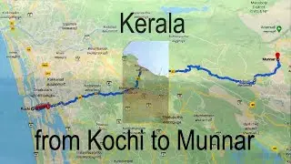 India Travelling from Kochin to Munnar Kerala
