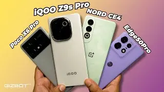 iQOO Z9s Pro vs Nord CE4 vs Poco X6 Pro vs Moto Edge 50 Pro 🔋 Battery Test and Performance Review