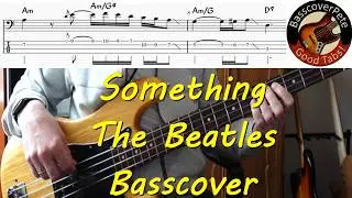 The Beatles Something. Bass Cover Tabs Score Chords Transcription. Bass: Paul McCartney