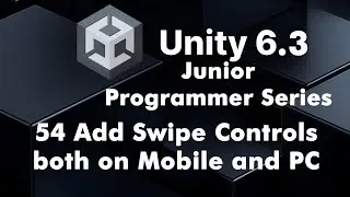 54 Unity Swipe & Drag Mechanic Tutorial | Mobile Trail Renderer Cutting Game