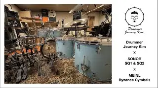 meinl byzance + sonor sq2 1405 + sq1 drum set