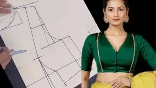 Shoulder Princess Blouse pattern making