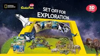 CubicFun teams up with National Geographic!!! Set Off For Exploration..