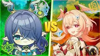 Linnea vs. Lauma! Who's going to win? Genshin Impact