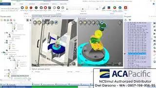 CNC 5 Axis Machine Simulation and Gcode Verification in NCSimul
