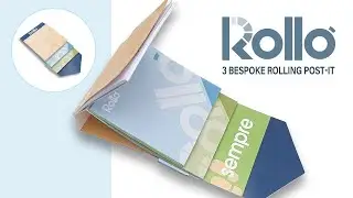Rollò brand reminder: 3 rolling post-it - Producer Proramillenote