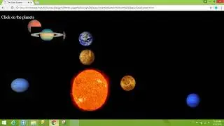 Animated Solar System with jQuery