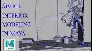 Simple interior Modelling in Maya| Maya 2023