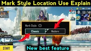 How To Mark Style Unable Modern Mark Location in Bgmi/pubg | Modern Mark best feature new update