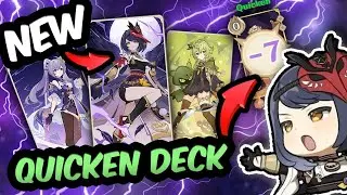 Kujou Sara REPLACES Fischl? Quicken Deck! Genshin 3.5 TCG Genius Invokation Pvp!