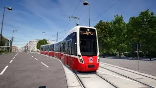 TramSim Vienna Route 1 gameplay #1
