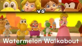 Super Mario Party Koopa Troopa and Peach vs Daisy and Diddy Kong #61