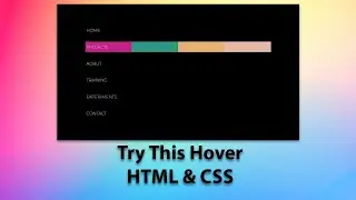 menu hover html css | modern css hover | 2021