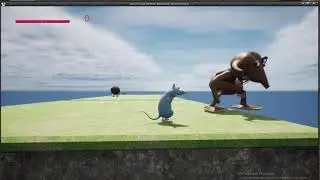 Start gamedev 3D platformer. Unreal Engine 4+Blender.#1