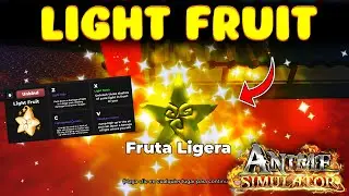 SHOWCASE LIGHT FRUIT EN ANIME FIGHTING SIMULATOR ROBLOX