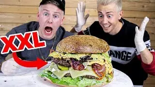 GRÖßTER BURGER DER WELT 😱 40.000 Kalorien ! II RayFox