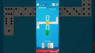 1st game of dominoes!