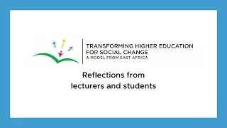 Transforming Higher Education for Social Change | Perspectives from lecturers and students