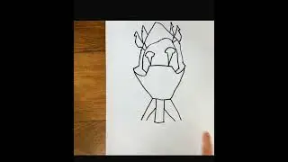 Drawing Ice King from Fortnite