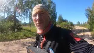 Вышли к берегу реки Онега