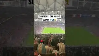 Wild scenes in Qatar as Argentina wins the World Cup 🏆🇦🇷🌎 | #shorts #argentina #lusailstadium