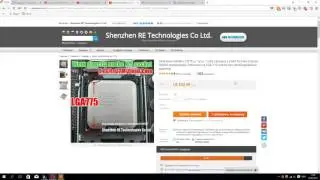 aliexpress,Intel Xeon E5450   реанимация Socket 775