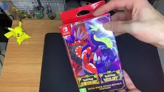 Pokemon Scarlet and Violet Dual Pack Steelbook Unboxing