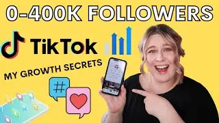 HOW I GAINED 400K FOLLOWERS ON TIKTOK IN 6 MONTHS | how to grow on TikTok + social media growth tips