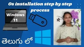 How to install Fresh windows 11 Operating System with Pendrive  in laptop or computer in Telugu