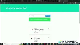 Django weather project