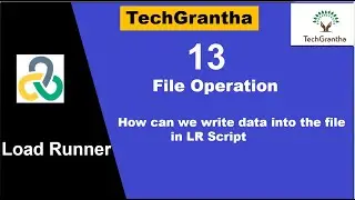 Load Runner Beginner Tutorial 13 -File Operation -How can we write data into the file in LR Script