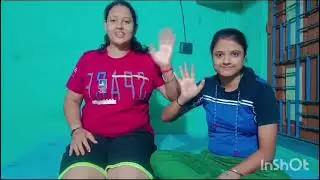 Sister versus sister human chair sitting challenge/chair sitting challenge
