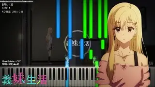 『Playable MIDI / Synthesia Visual』 Gimai Seikatsu - Episode 3 Diary Reel Theme OST