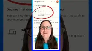 Don't lose access to your Google account!  