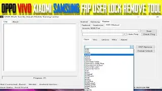 Vivo,Oppo,Xiaomi,Honor,Samsung Frp User Lock Remove Tool | OMA Multi FrpTool 2022 | By Mtc