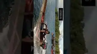 Atraksi Balapan Lombot di Kep Ambai Serui Papua Dona Karubaba