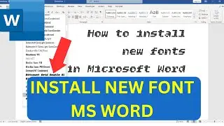 How to Add Fonts to Word (2025 Simple Guide)