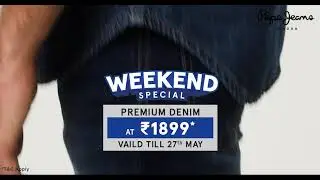 Weekend Special Offer - Premium Denims at ₹1899/-