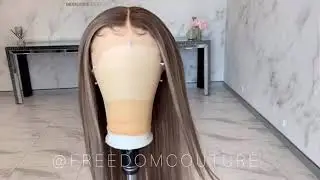 How to set your Full Lace wig into a High Sleek pony 💕