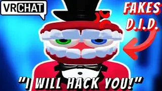 D.I.D Faker Tried To Hack My YouTube Channel | VRChat Trolling