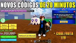 NOVOS CÓDIGOS DE 20 MINUTOS DE EXP + 29 CÓDIGOS DE EXP BELI E RESET - blox fruit codes...