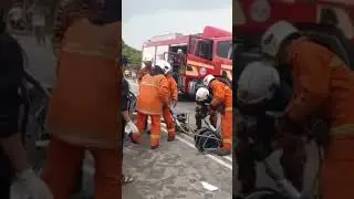 VIDEO PANAS🔥 KEMALANGAN MAUT DI DEPAN MASJID PAHI‼️