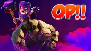NEW MOTHER WITCH GOLEM DECK!! USE THIS! - Clash Royale