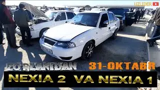 XORAZM MASHINA BOZORI NEXIA 2 VA NEXIA 1  NARXLARI