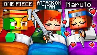 I organized an ANIME PYJAMA PARTY with my FAN GIRLS on Minecraft!