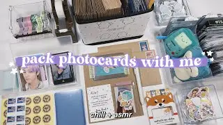 package kpop photocards with me ! ✰ chill + asmr (ish)